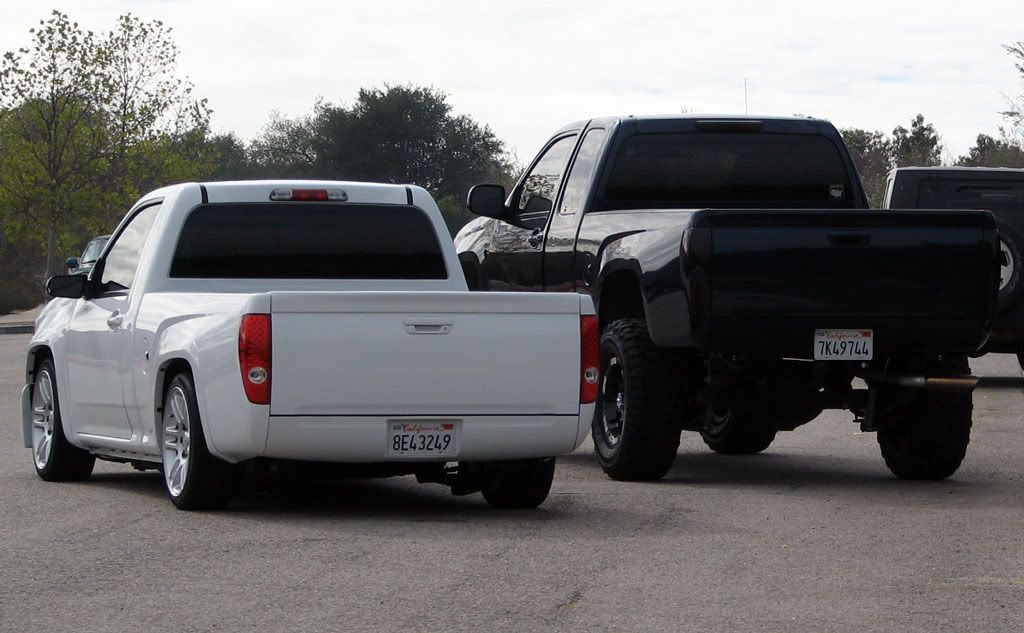 Lifted trucks with roll pan Chevy Colorado & GMC Canyon